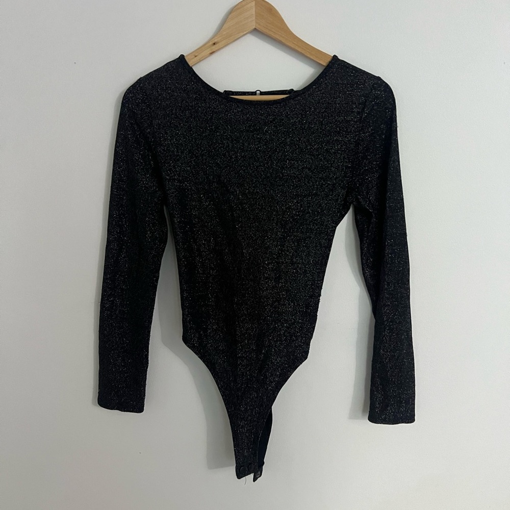 Black Long Sleeve Bodysuit